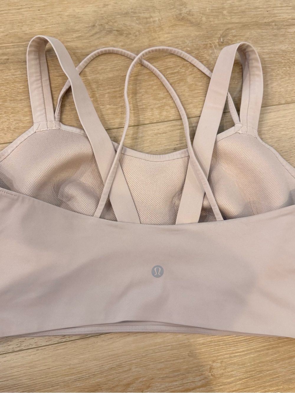 Lululemon Like a Cloud Longline Bra Light Support, D/DD - Nude / Light Mauve 12 - Picture 3 of 7